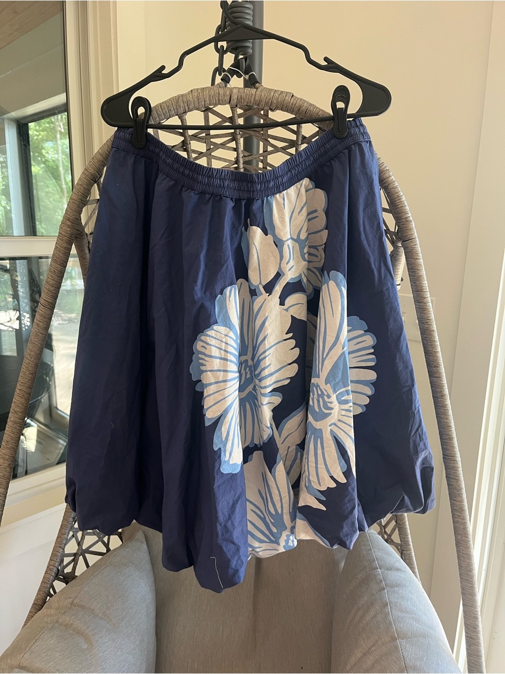 Maeve Navy Blue Floral Circle Skirt - Picture 6 of 6